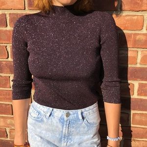 Maje purple sparkly top.